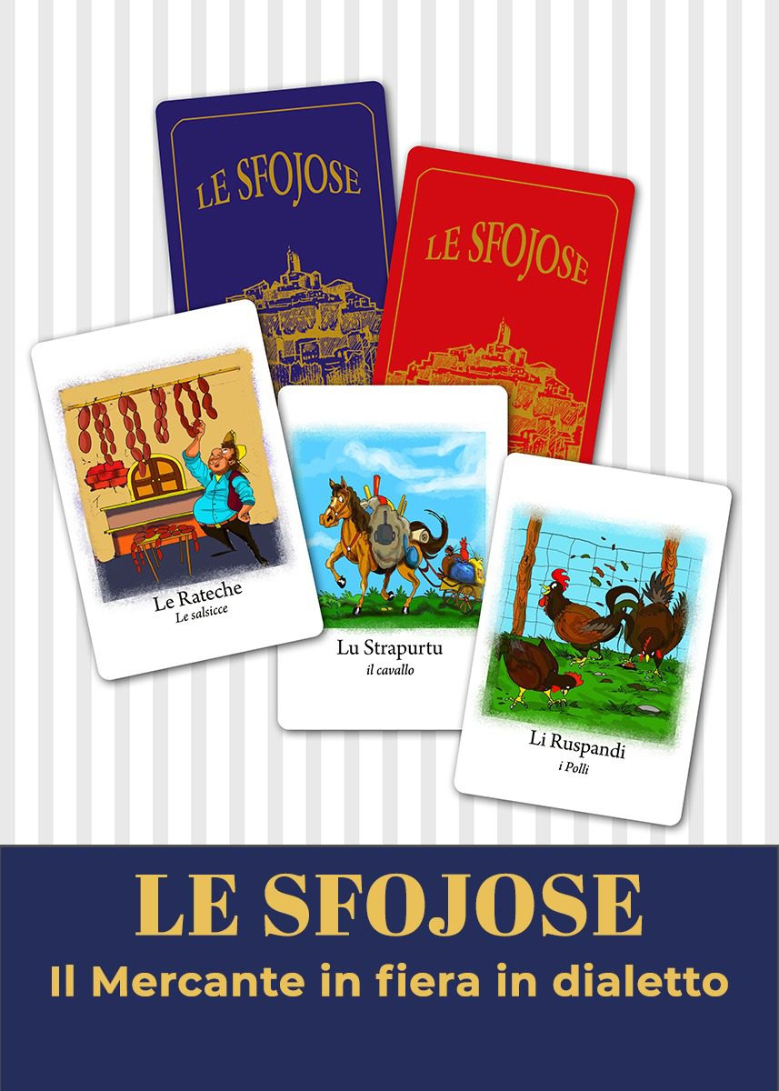 Le Sfojose, Carte personalizzate in dialetto focese del gioco “Mercante in  Fiera” – FAS Editore